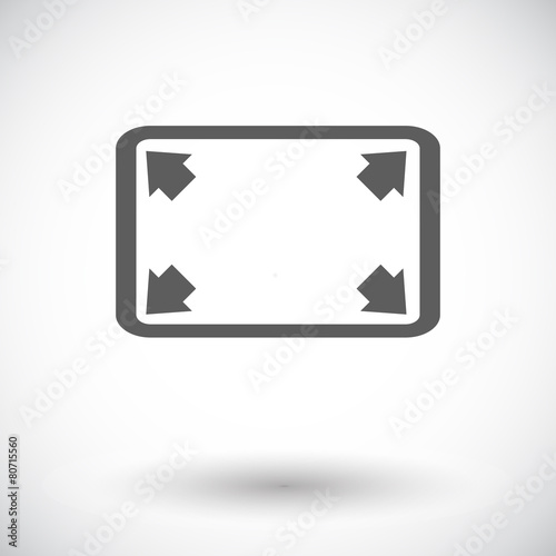 Deploying video icon.