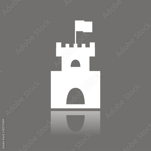 Icono castillo FO reflejo