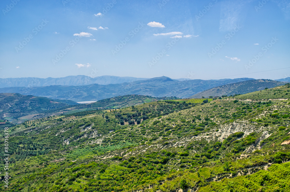 Landscape in Balkan hills
