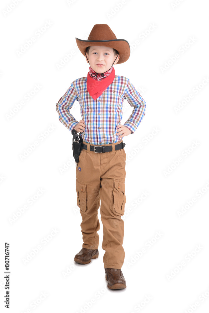 preschool age cowboy with a gun preschool age cowboy with a gun
