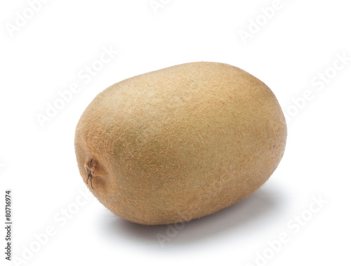 Fresh kiwi fruit on white background