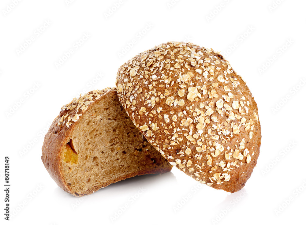 whole wheat bread isolated on white background whole wheat bread isolated on white background