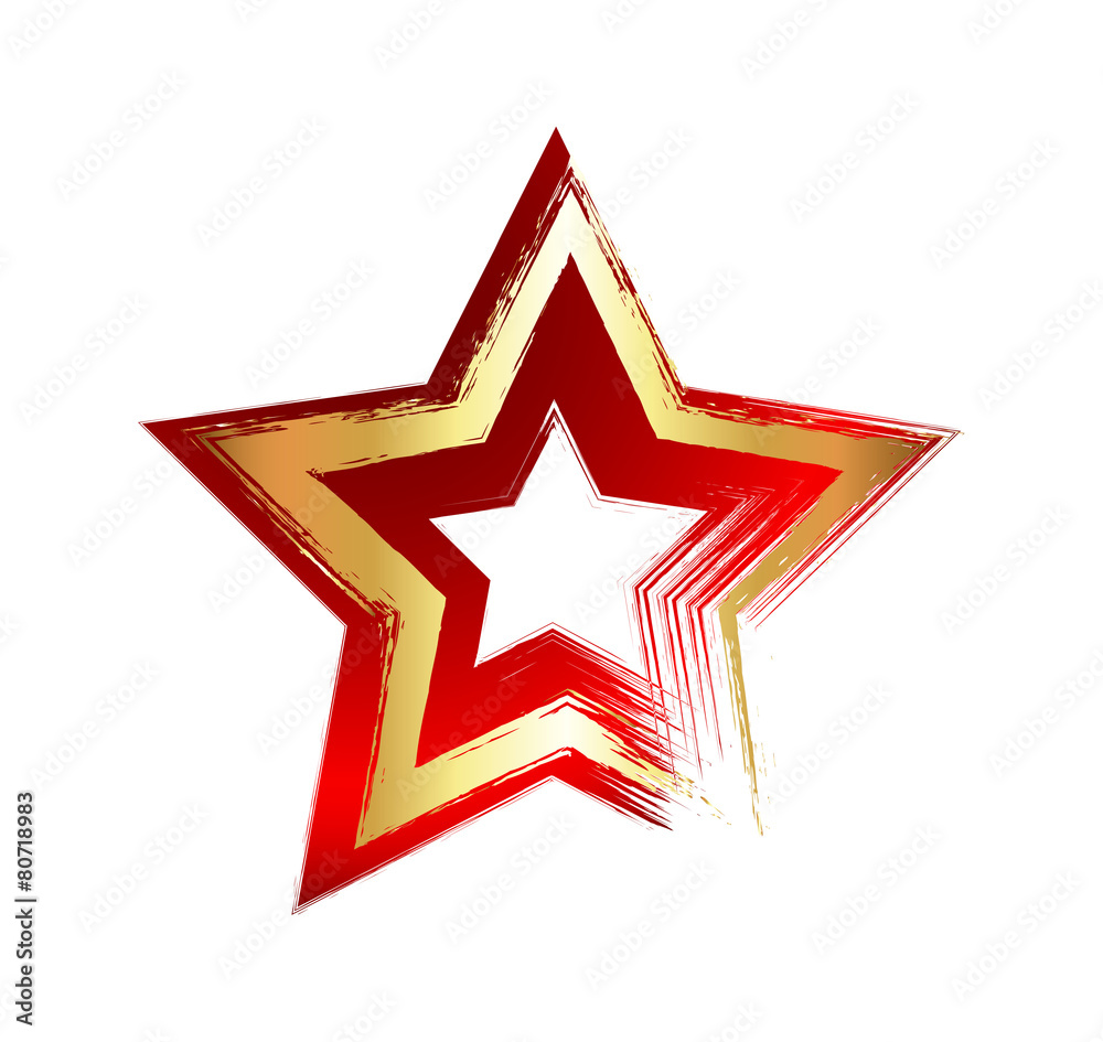 Grunge Golden Star Grunge Golden Star