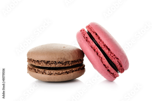 macaron isolated on white background