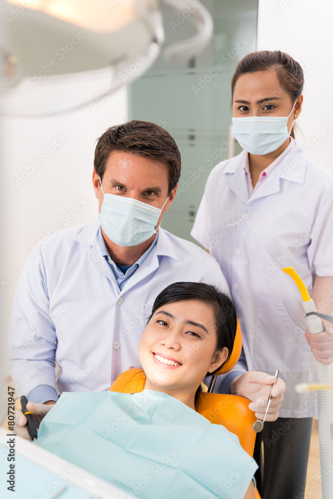 At the dentistry