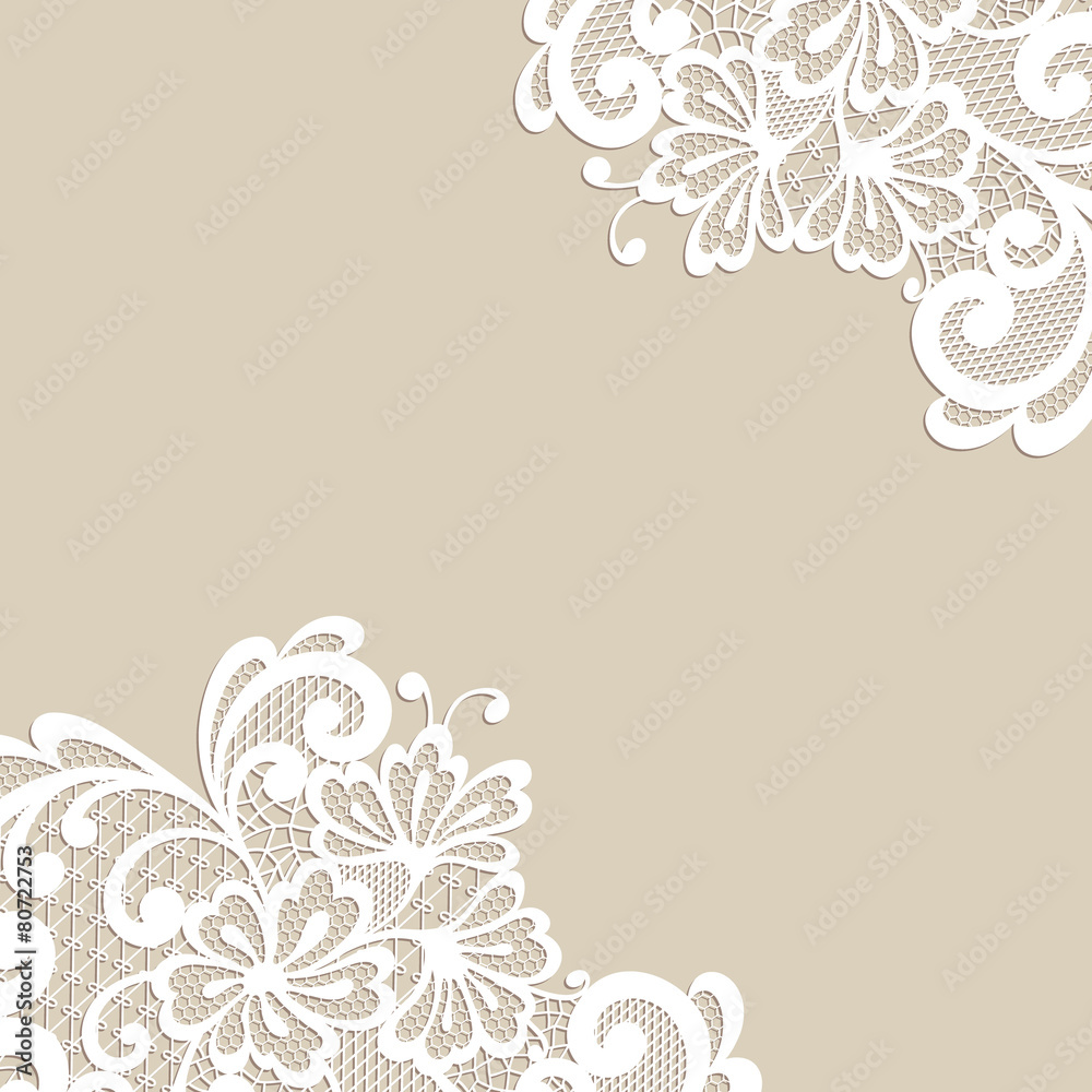 Flower vector ornament corner