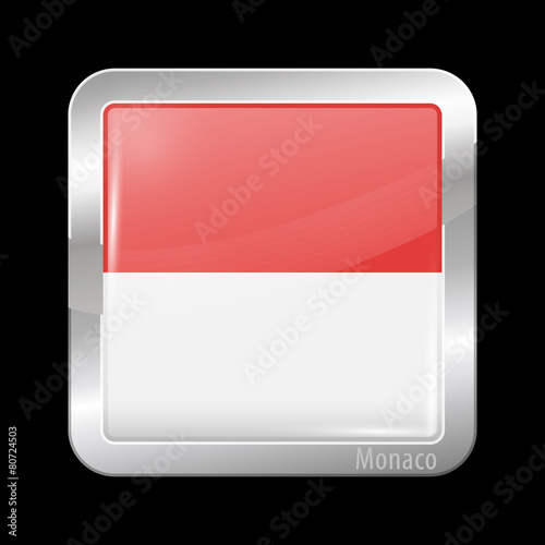 Flag of Monaco. Metal Icons Free Download Flag of Monaco. Metal Icons - GFXLoad