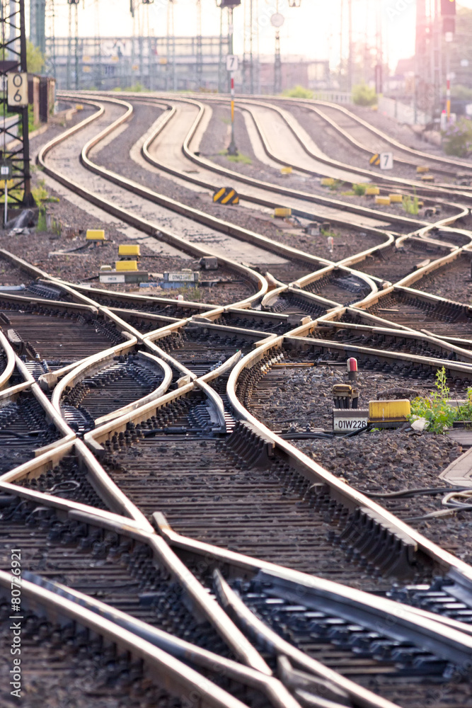 Fototapeta premium Railroad track