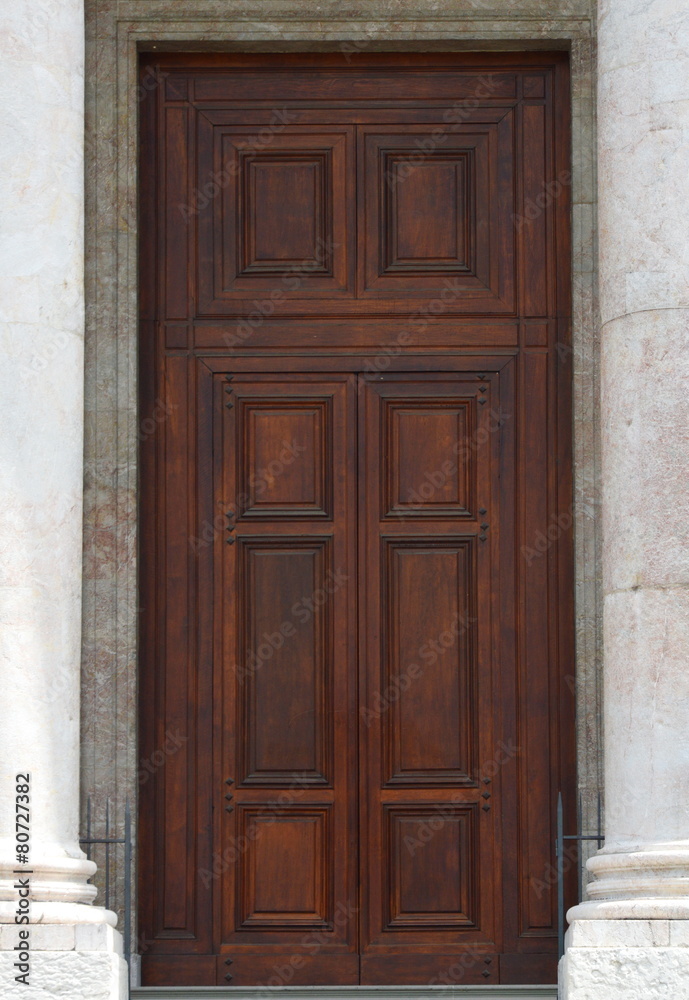 door of Saint Pierre Cathedral in Geneva switzerland door of Saint Pierre Cathedral in Geneva switzerland