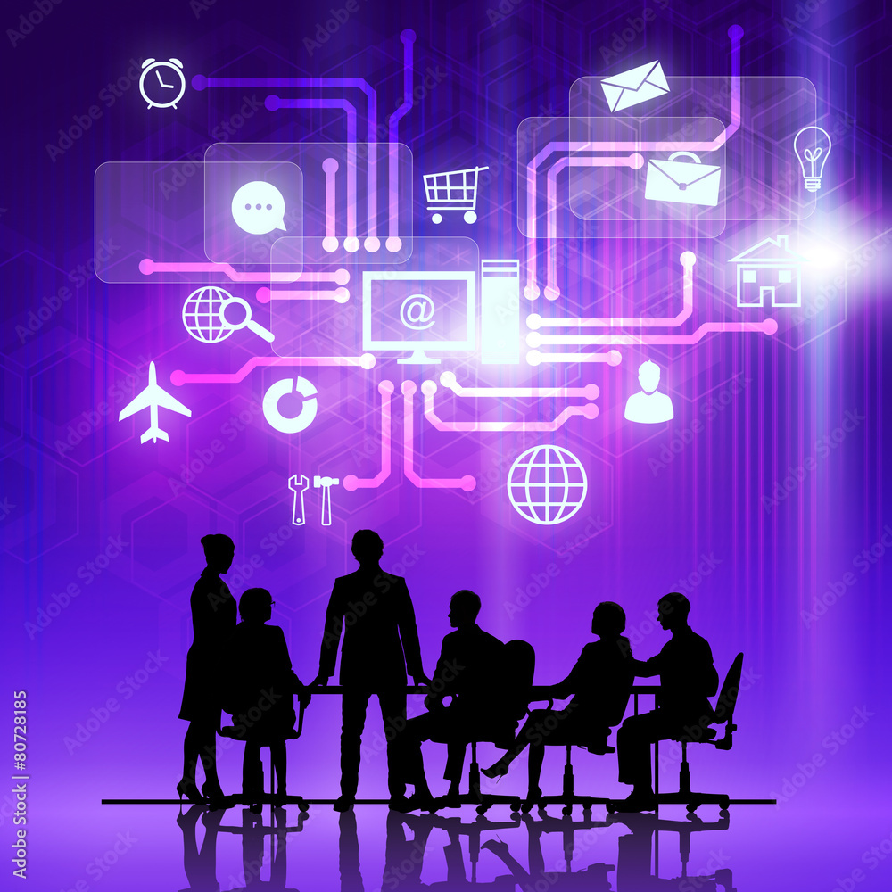 Businessteam at work