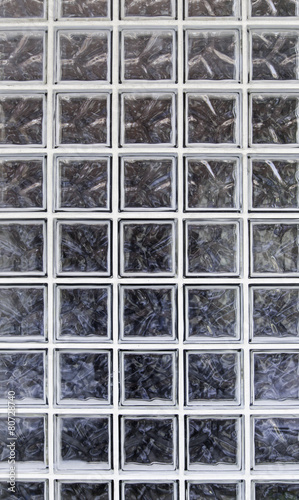 Transparent glass wall