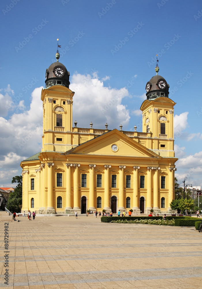 Great Reformed Church in Debrecen in Debrecen. Hungary