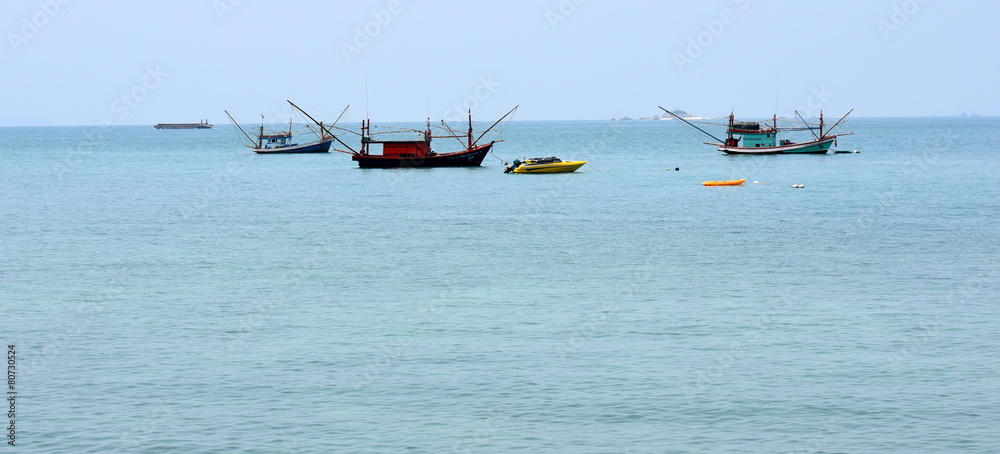 Obraz premium pêche...mer d'andaman