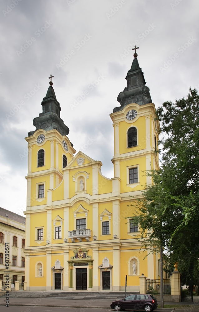 Cathedral of St. Anne in Debrecen. Hungary