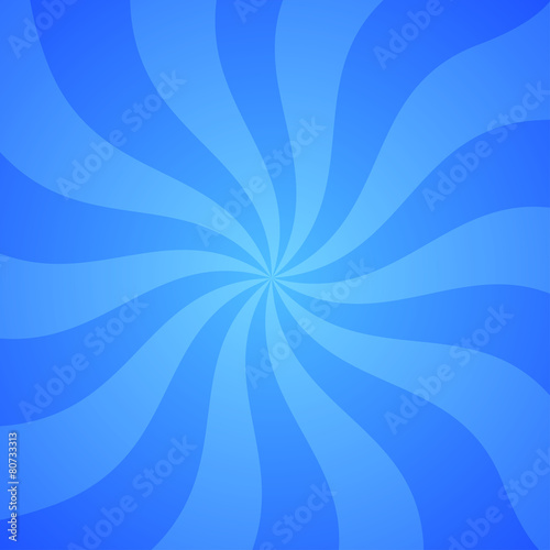 Background in blue color with twisted curve shapes