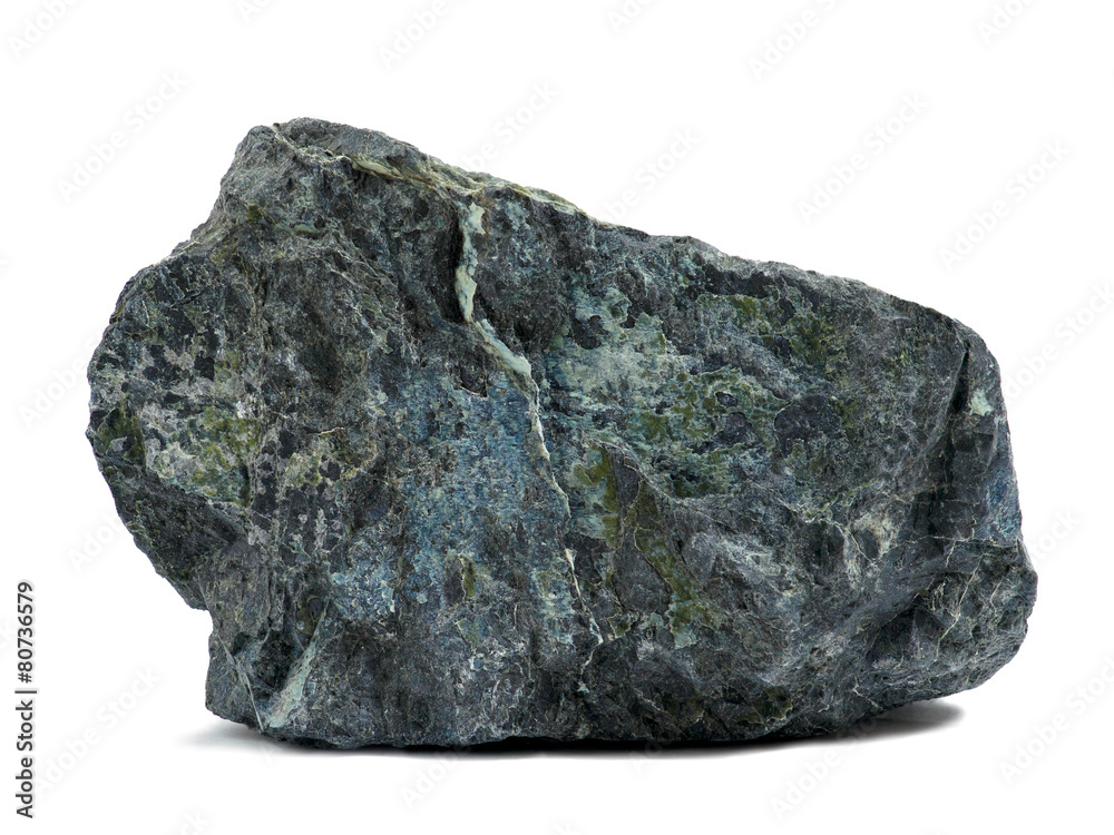 Rock on white Rock on white