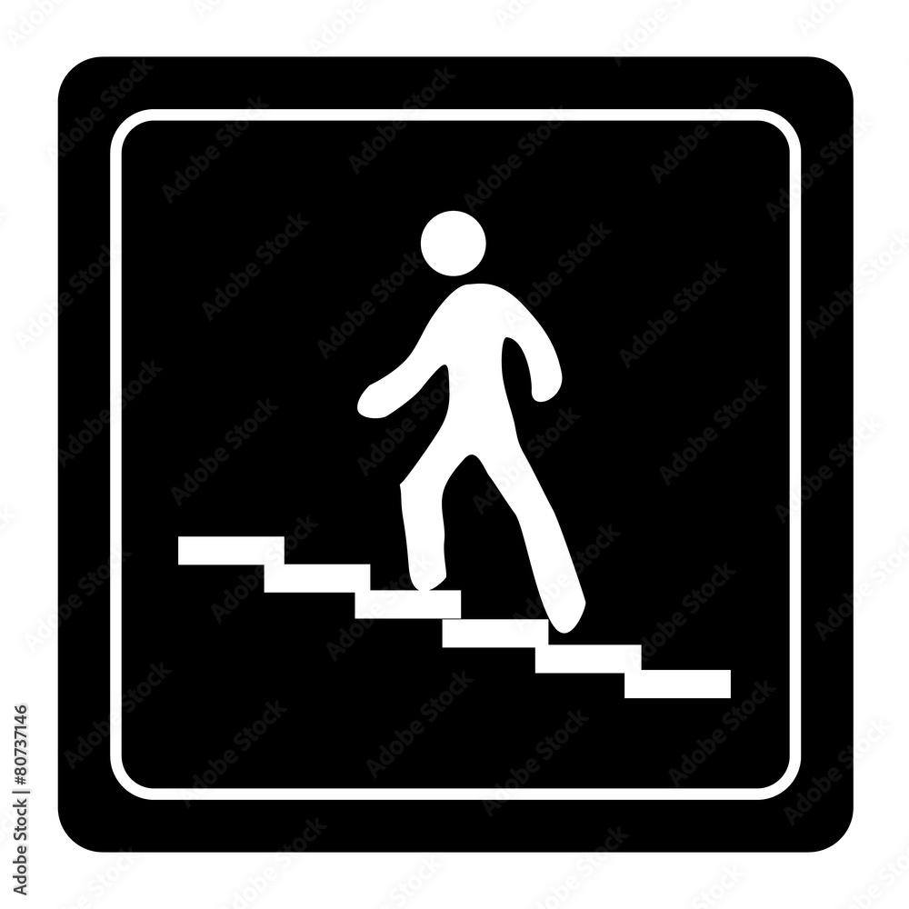 stairs icons set great for any use. Vector EPS10.