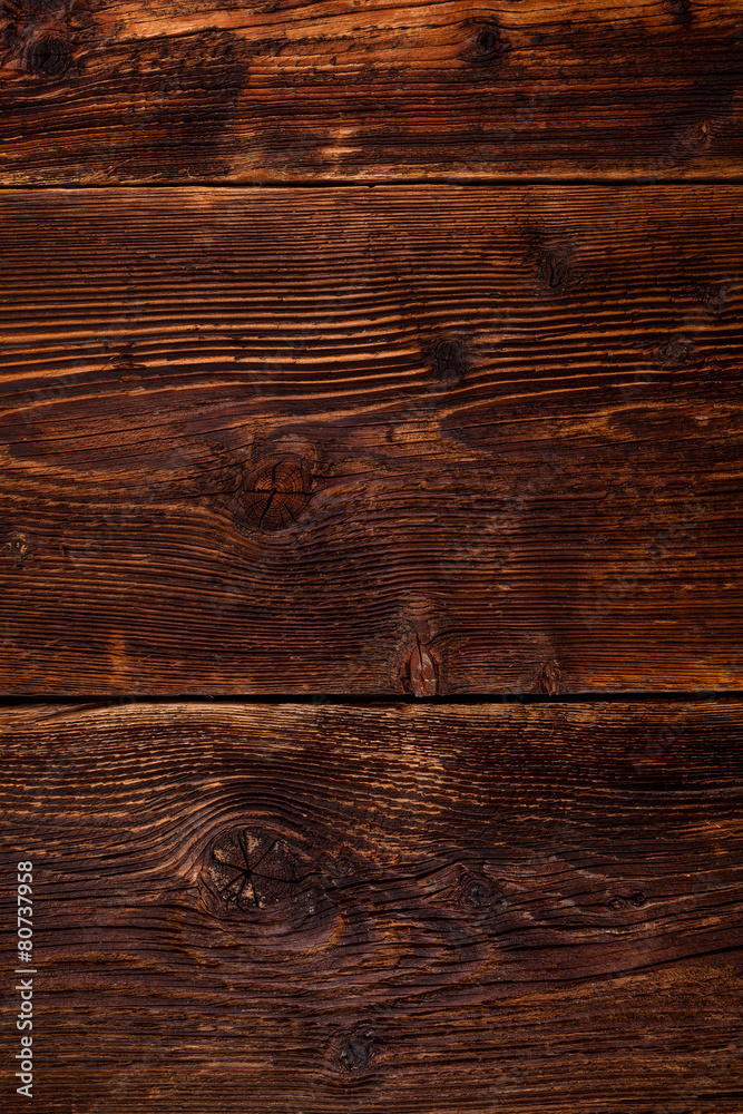 Naklejka premium Aged wooden background.