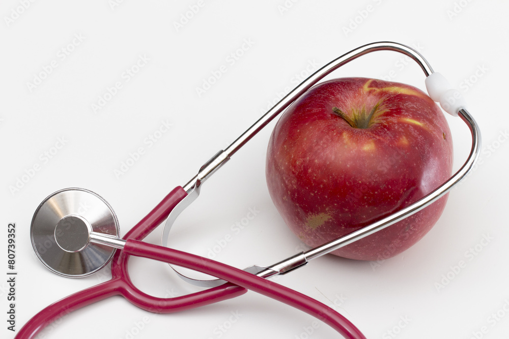 stethoscope on the white background stethoscope on the white background