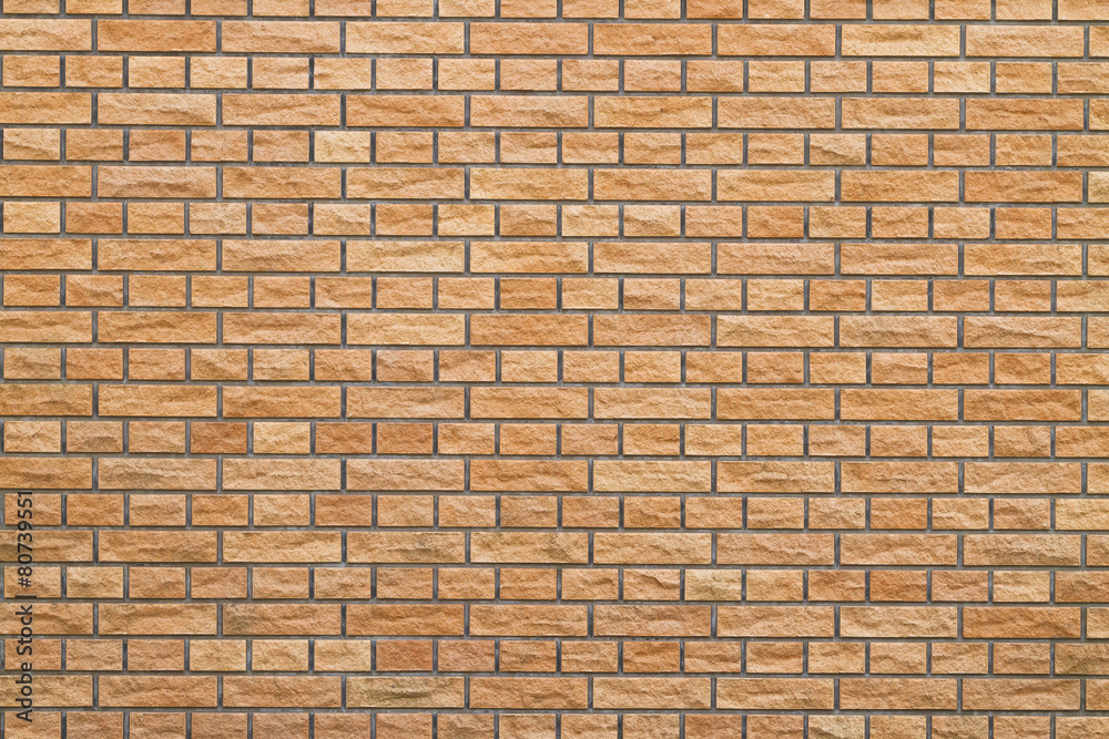 Fototapeta premium 茶色のレンガの背景 Brown brick background