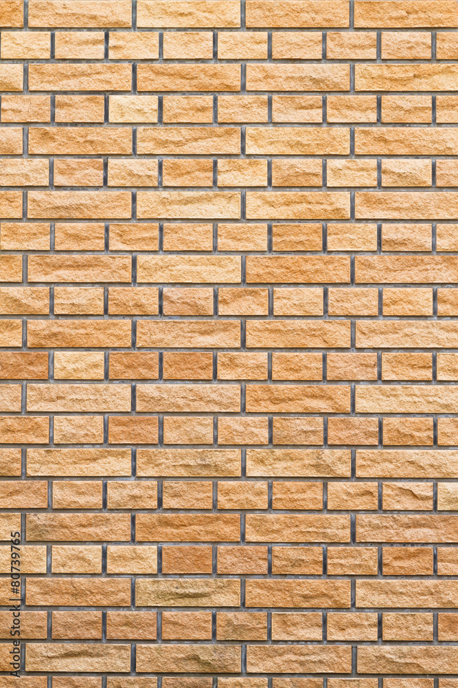Obraz premium 茶色のレンガの背景 Brown brick background