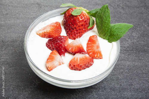 Strawberries Erdbeerquark