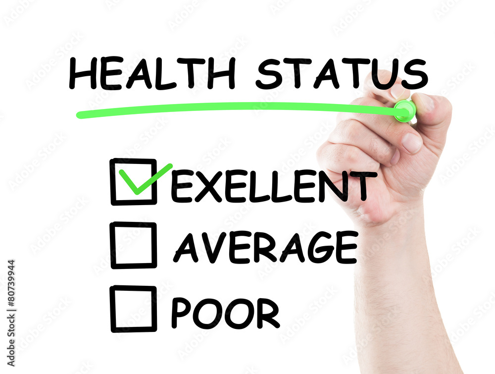 Excellent health status Excellent health status