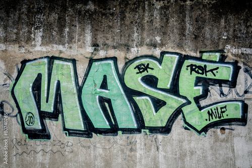 Graffiti inscription