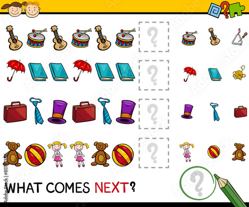 what comes next game cartoon