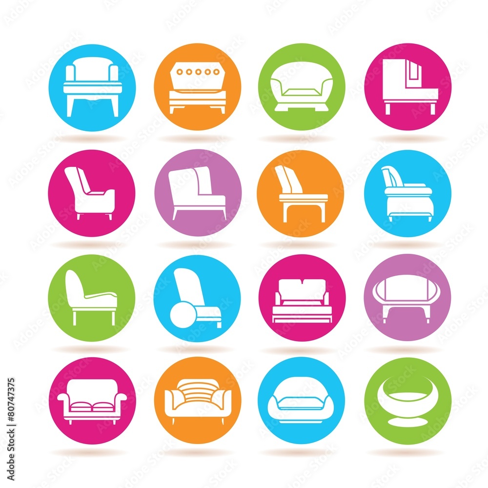 sofa icons sofa icons