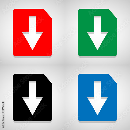 file icons set great for any use. Vector EPS10.