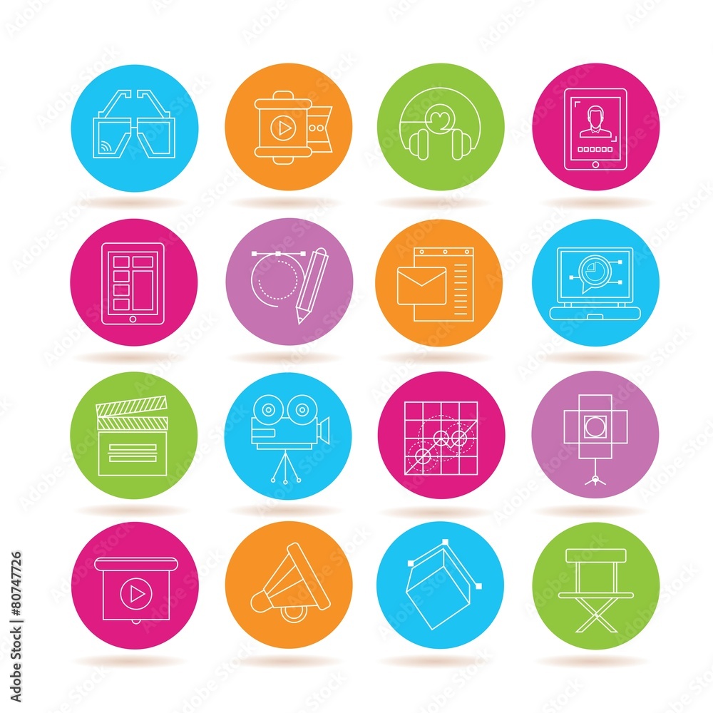 multimedia icons