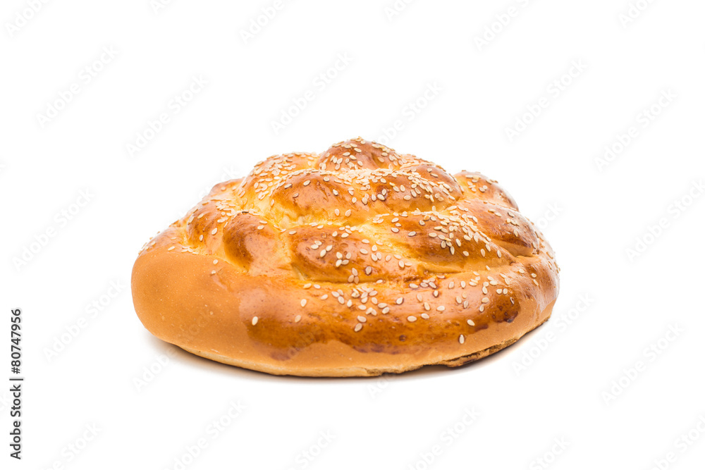 bun with sesame seeds