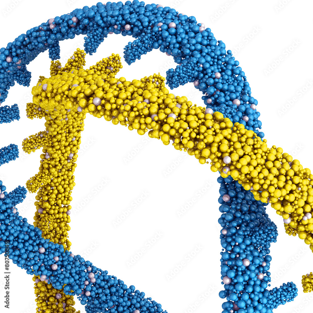Obraz premium DNA molecules