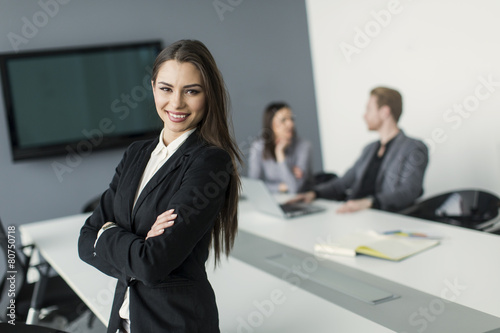 Young woman in the office