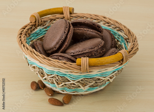 Chocolate macaroons