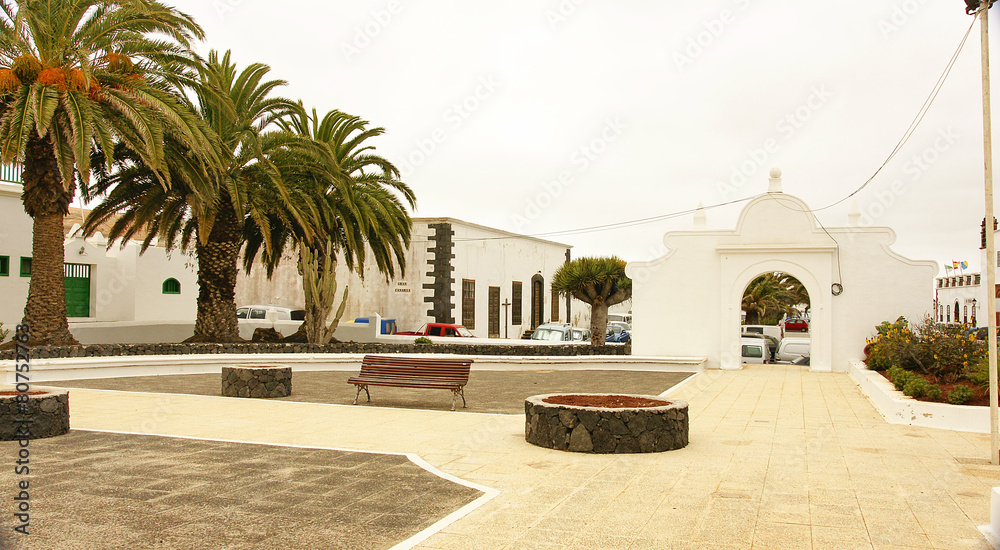 Obraz premium Jardines en Teguise, Lanzarote