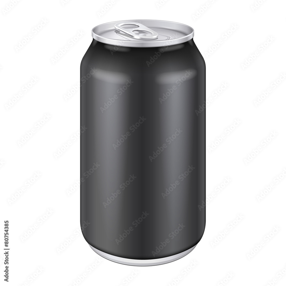 Black Metal Aluminum Beverage Drink Can 500ml Black Metal Aluminum Beverage Drink Can 500ml