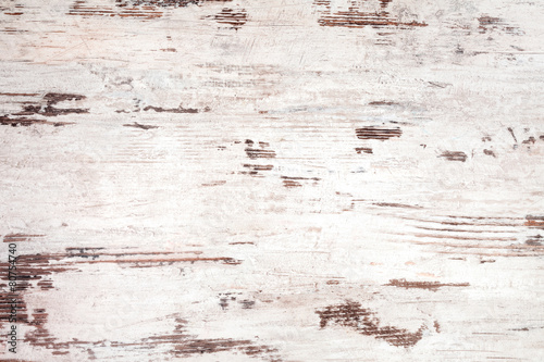 White and brown old wooden background.