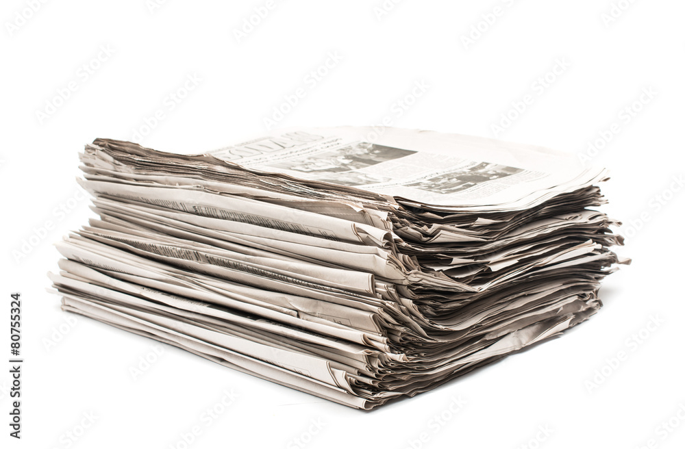 stack of newspapers stack of newspapers