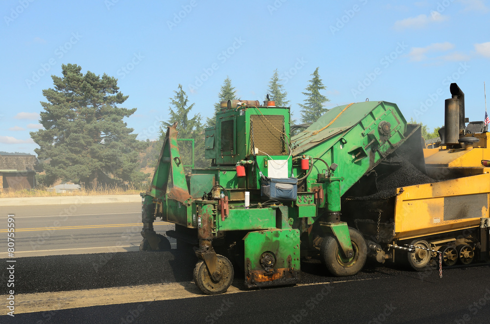 Obraz premium Paving Machine