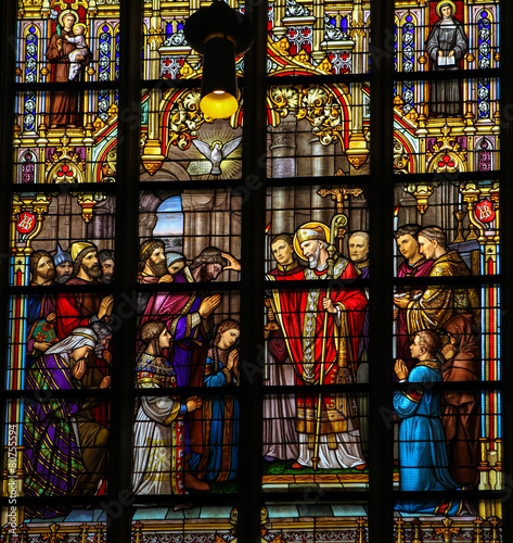 Stained Glass of the Confirmation in Den Bosch Cathedral