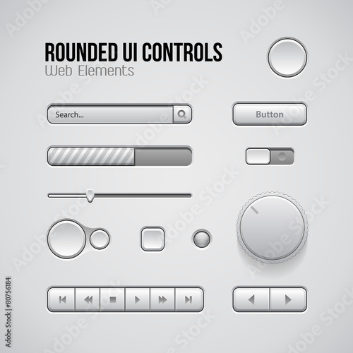 Web UI Controls Design Elements