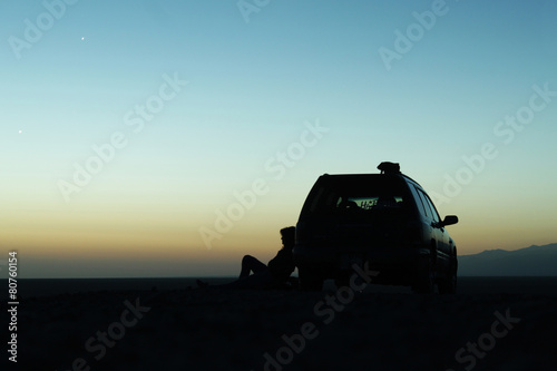 Sunrise in canyon