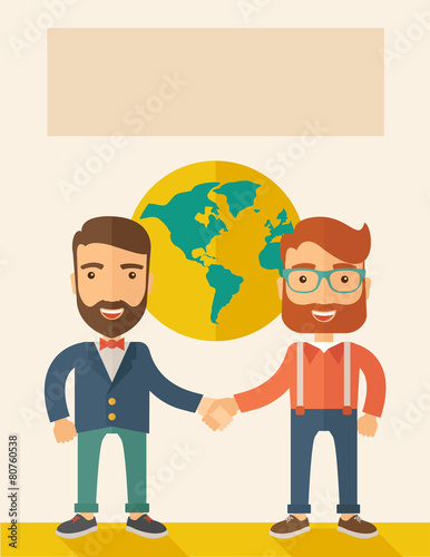 Succesful businessmen