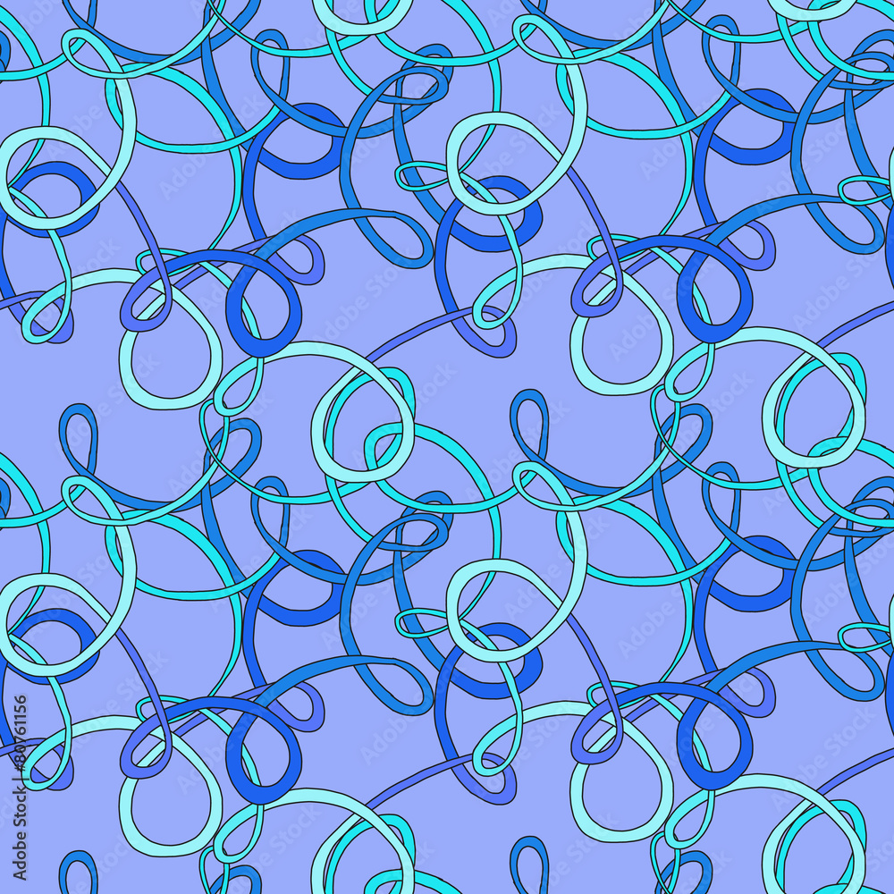 Seamless pattern of the loop Seamless pattern of the loop