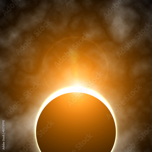 Fototapeta Naklejka Na Ścianę i Meble -  Solar eclipse