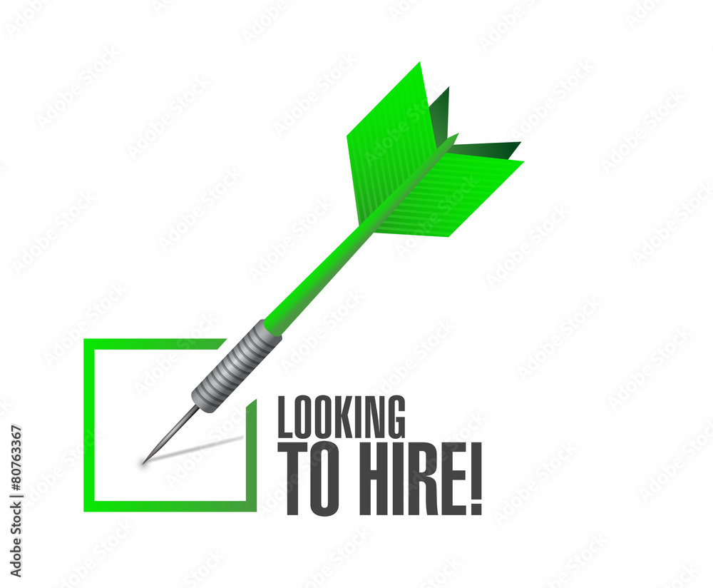 looking to hire check dart concept looking to hire check dart concept