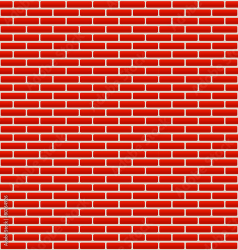 Brick Wall Texture with Small Bricks