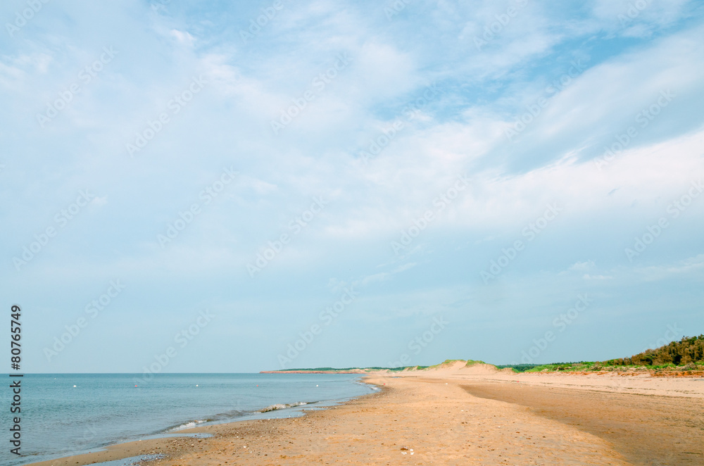 Obraz premium Red sand beach